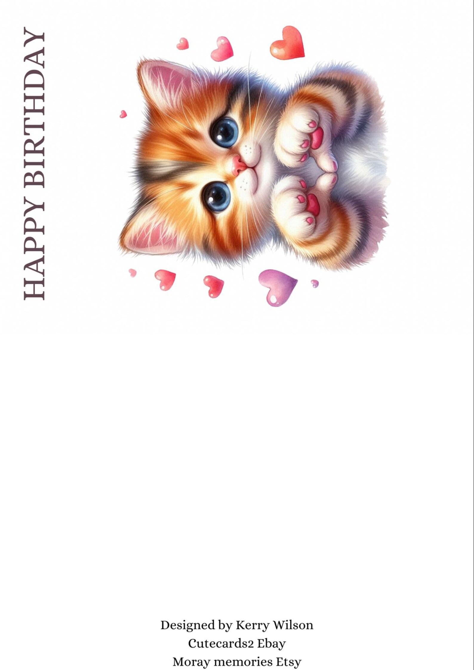 Funny Cat Birthday Card Printable – Instant Download Digital Greeting ...