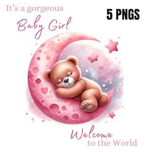 Baby Girl Karte, Baby Tochter Karte, Willkommen in der Welt, neues Baby PNG