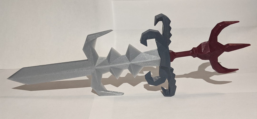 Zamorak Godsword, 2-piece Magnetic Assembly, OSRS - Etsy