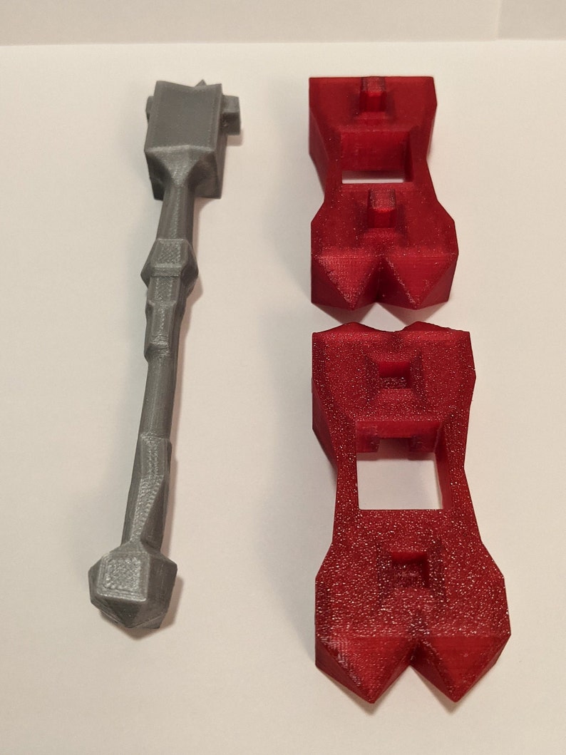 Dragon Warhammer, 3piece Assembly, OSRS Etsy