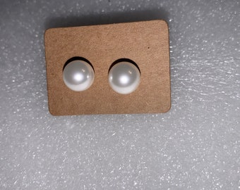 Pearl Post Earrings