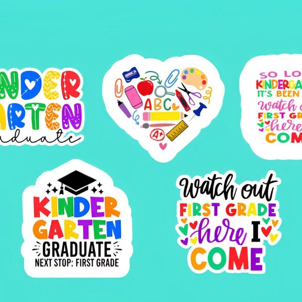 2024 Kindergarten graduate Sticker set, Kindergarten stickers, First grade stickers, Kindergarten Graduation gifts