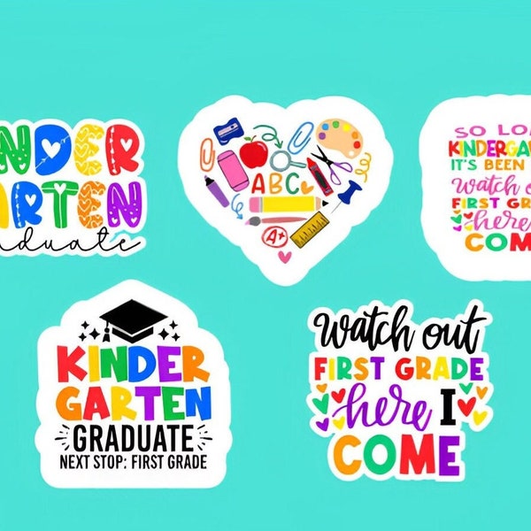 2024 Kindergarten graduate Sticker set, Kindergarten stickers, First grade stickers, Kindergarten Graduation gifts