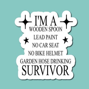 I&#39;m A... Sticker, Gen X Sticker, Retro Sticker, Nostalgic Sticker, Vintage Sticker, Funny Sticker, Laptop Sticker, Waterbottle Sticker