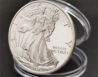 2023 Pièce d'argent américaine Silver Eagle BU neuve de haute qualité de 1 once