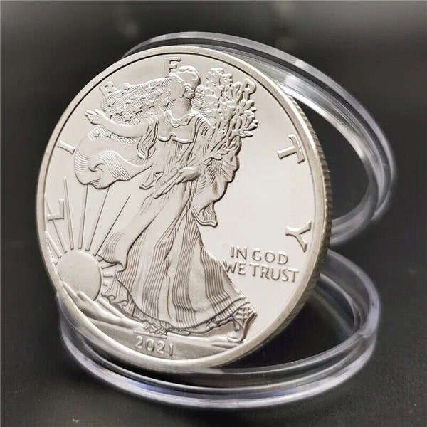 2023 1 oz Águila de Plata Americana BU Nueva Moneda de Plata Americana de Alta Calidad