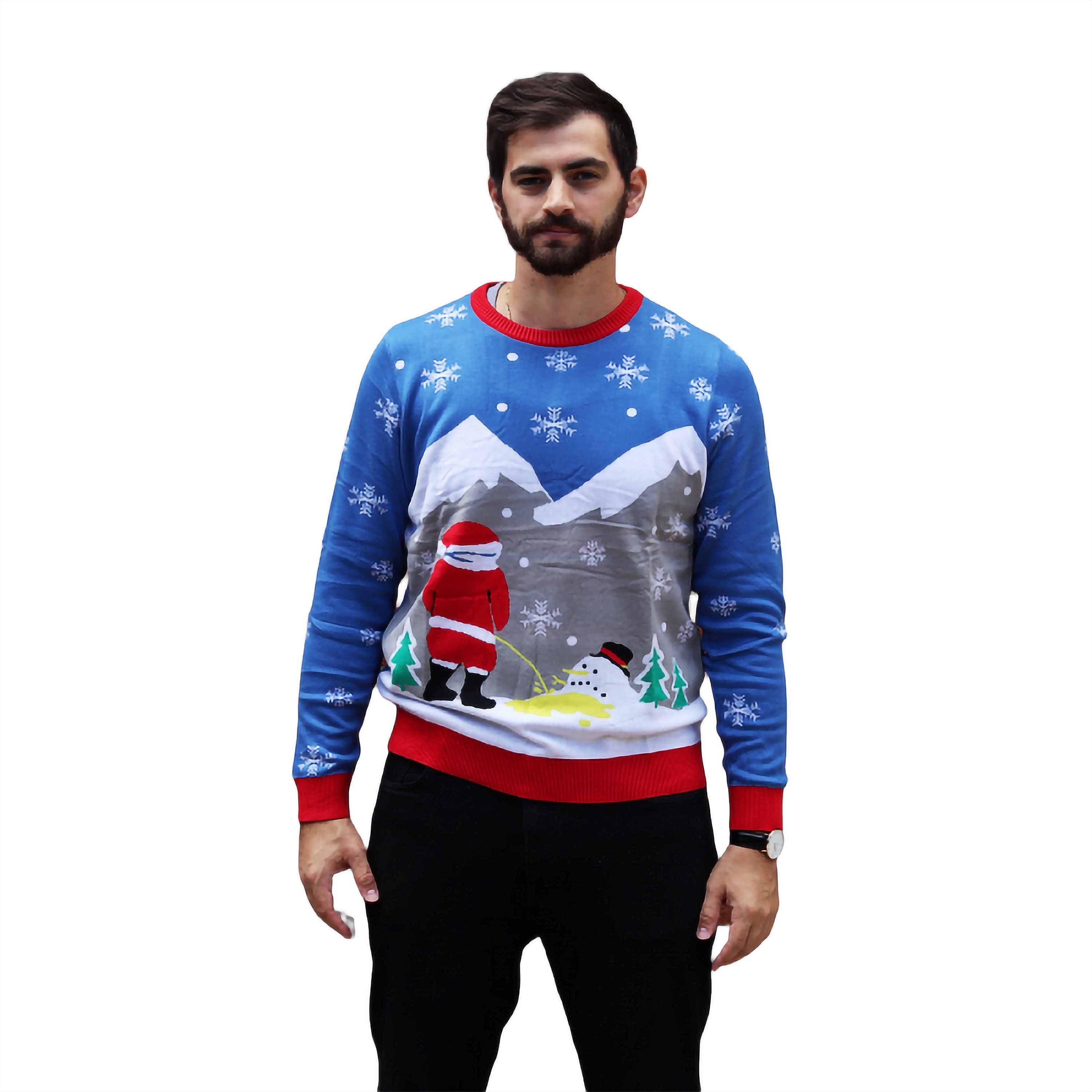 Quad Seven Boys' Ugly Christmas Sweater - Fleece Novelty Xmas Holiday Party Pullover Sweatshirt (4-18) - Walmart Supplies