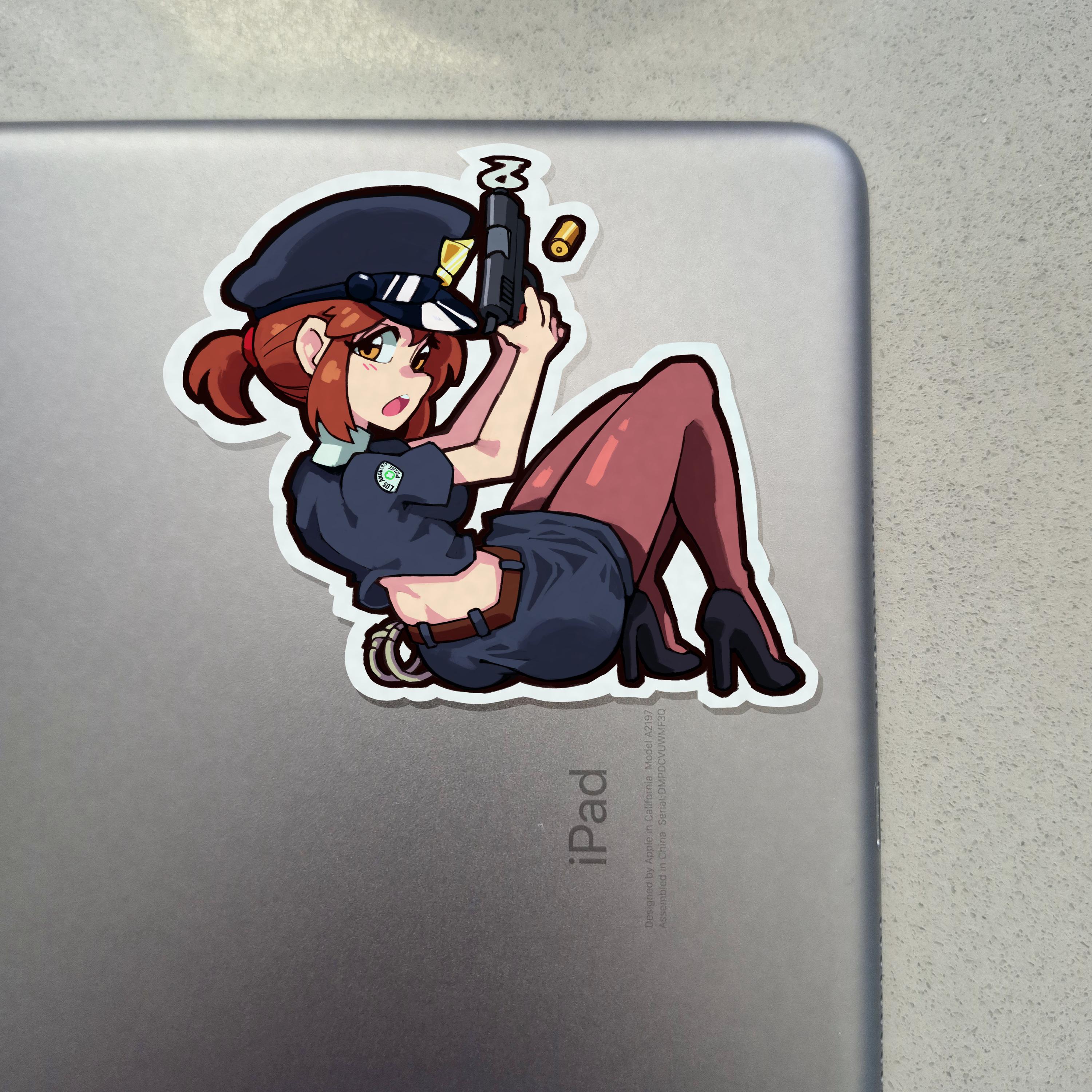 Los Angeles Police Officer, Custom Design Character, 1990s, LAPD, Anime ...