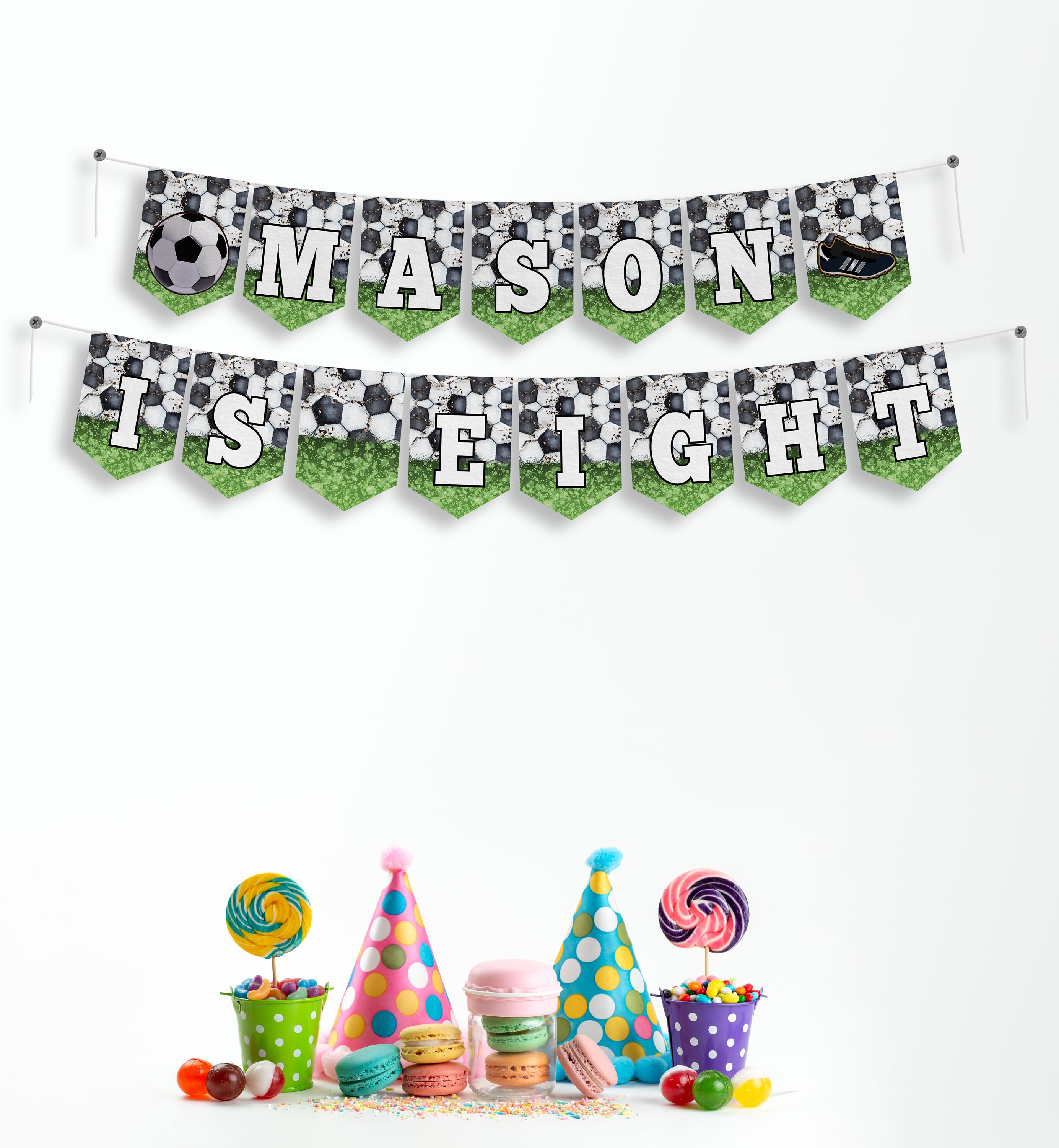 Printable Soccer Birthday Bunting Soccer Banner Soccer - Etsy