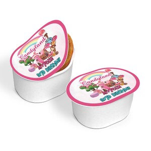 Printable Candy Land Snack Stack Label | Candyland Mini Pringles Label | Candy Land Theme Decorations | Digital Corjl template CL01