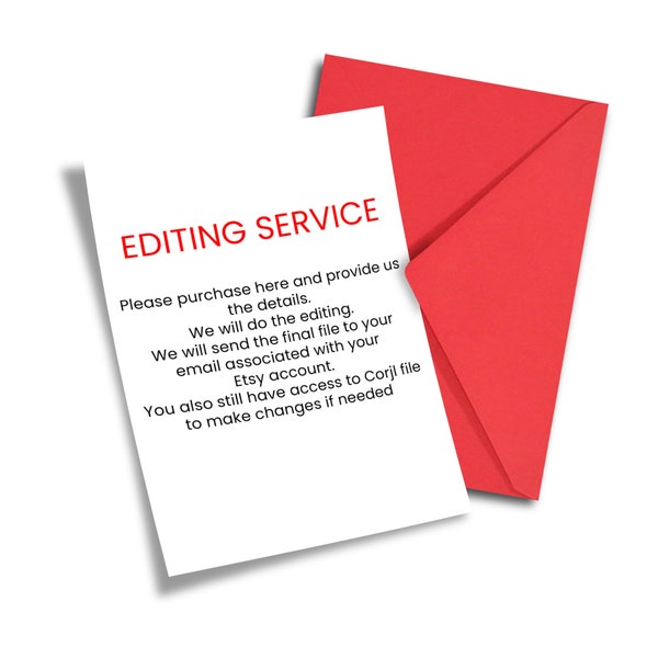 Editing Service - Corjl Editing Service for any designs of Dotty Art Pixel