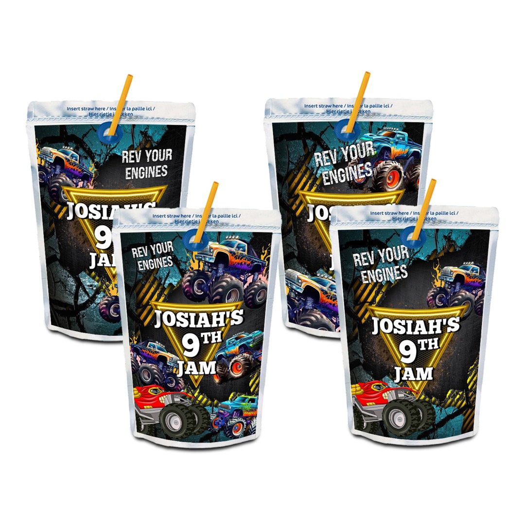 Printable Game Truck Caprisun Label Game on Party Decorations VR Games ...