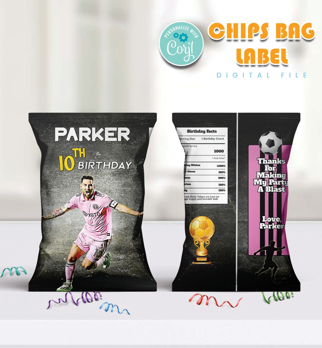 Printable Soccer Star Messi Chips Bag Label Messi Chips Bag Etsy Printable Soccer Star Messi Chips Bag Label Messi Chips Bag Etsy