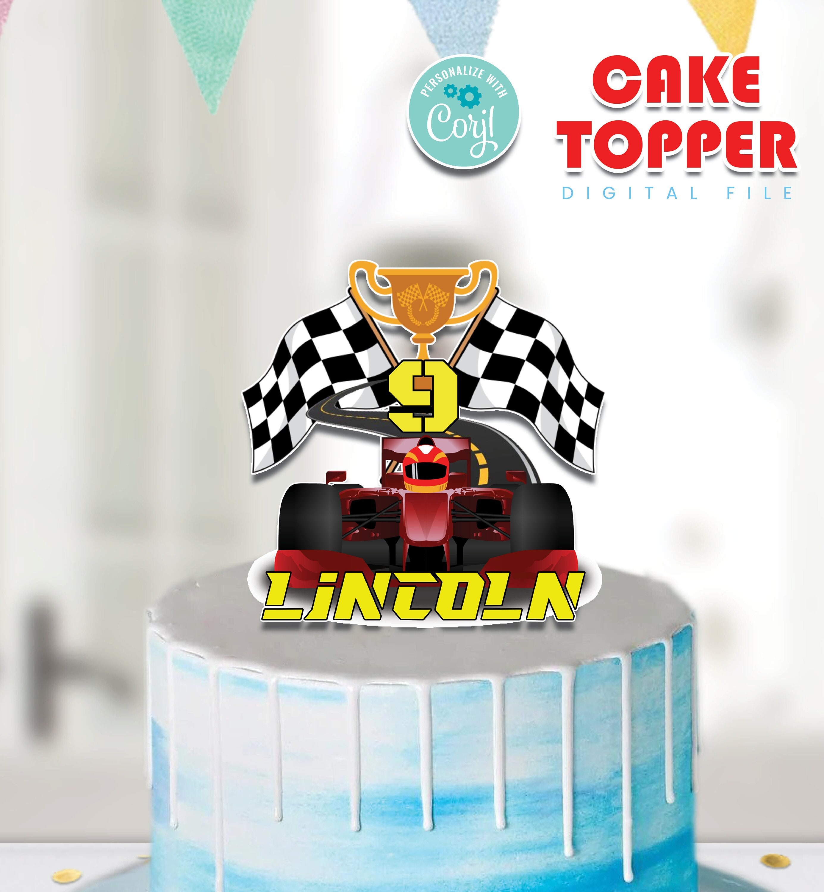 Edible FORMULA 1 CAR Cake Decoration Cake Topper | eBay