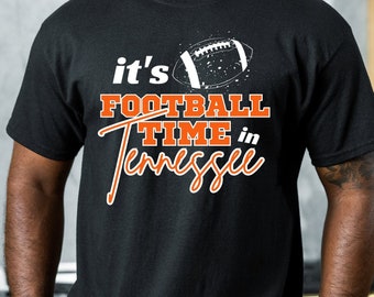 Maglietta da football del Tennessee Vols It's Football Time In Tennessee Tee Knoxville TN Go Big Orange Tennessee Volunteers Unisex Rocky Top Tn Tee