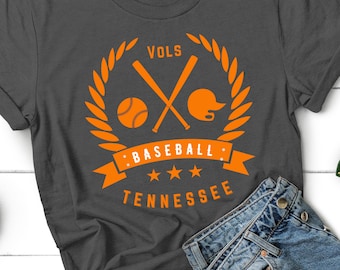 Maglietta da baseball Tennessee Vols: maglietta unisex dei Volunteers