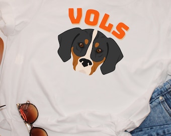 Maglietta da football dei Tennessee Vols, maglietta da football Smoky the Dog, maglietta Vols, maglietta Knoxville TN Go Big Orange, maglietta unisex Tennessee Volunteers