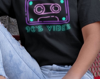 Camiseta de casete retro, camisetas de los 90, camiseta de música vintage de los 90, camiseta de cinta mixta, regalo para amantes de la música, camiseta de música antigua, camisa musical, ropa de los 90