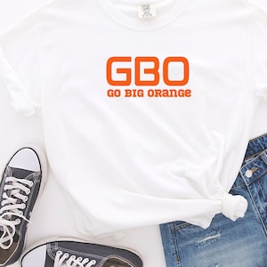 Go Big Orange TN Football Tshirt Vols  Shirt GBO It&#39;s Football Time In Tennessee Volunteers Unisex Tee Neyland Stadium TN
