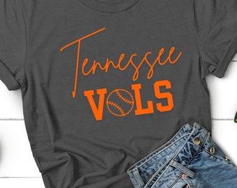 Maglietta da baseball Tennessee Vols, maglietta unisex UT