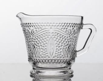 Federal Glass Heritage Klares Sahne- und Zuckerset