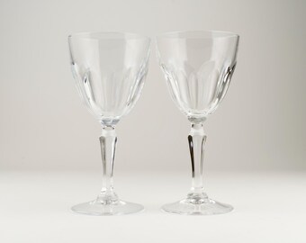 Cristal D'Arques Wein- und Likörgläser-Set im Washington-Muster (1978-1993)
