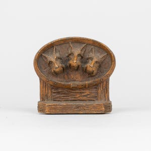 Vintage Syroco Wood Scottish Terrier Bookends - 1940s image 3