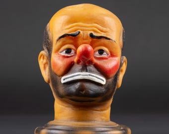 Vintage Emmett Kelly "Weary Willie" Clown-Spardose aus Gummi, Sammlerstück