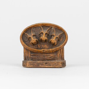 Vintage Syroco Wood Scottish Terrier Bookends - 1940s image 2