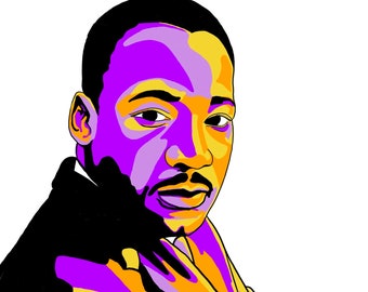 Martin Luther King Jr - I Have a Dream - Art Print - Political - Peace ...