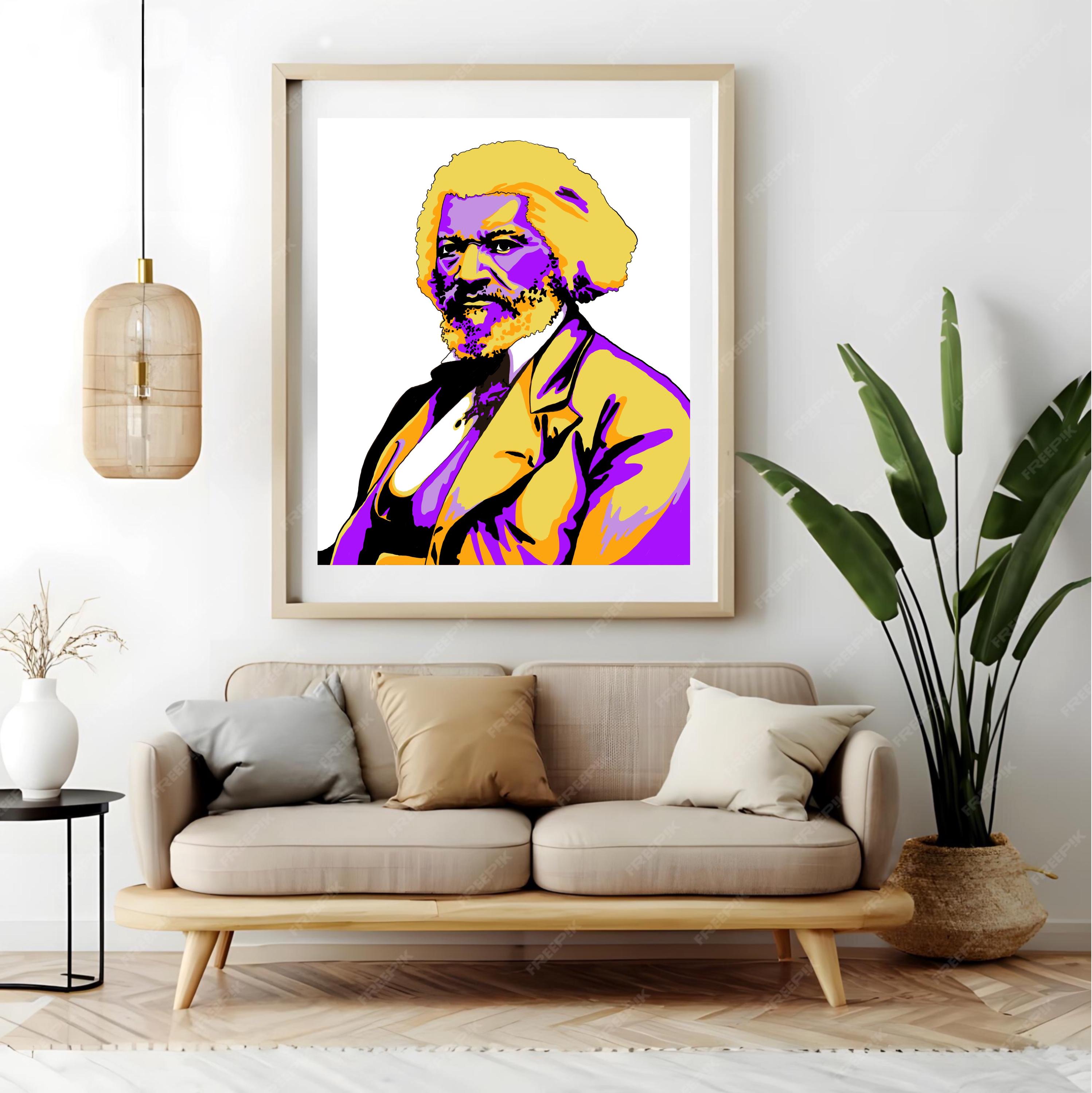 Frederick Douglass Pop Art Portrait: Inspirational Historical Figure - Etsy