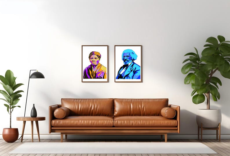 DIGITAL DOWNLOAD - Frederick Douglass Pop Art Portrait Print ...
