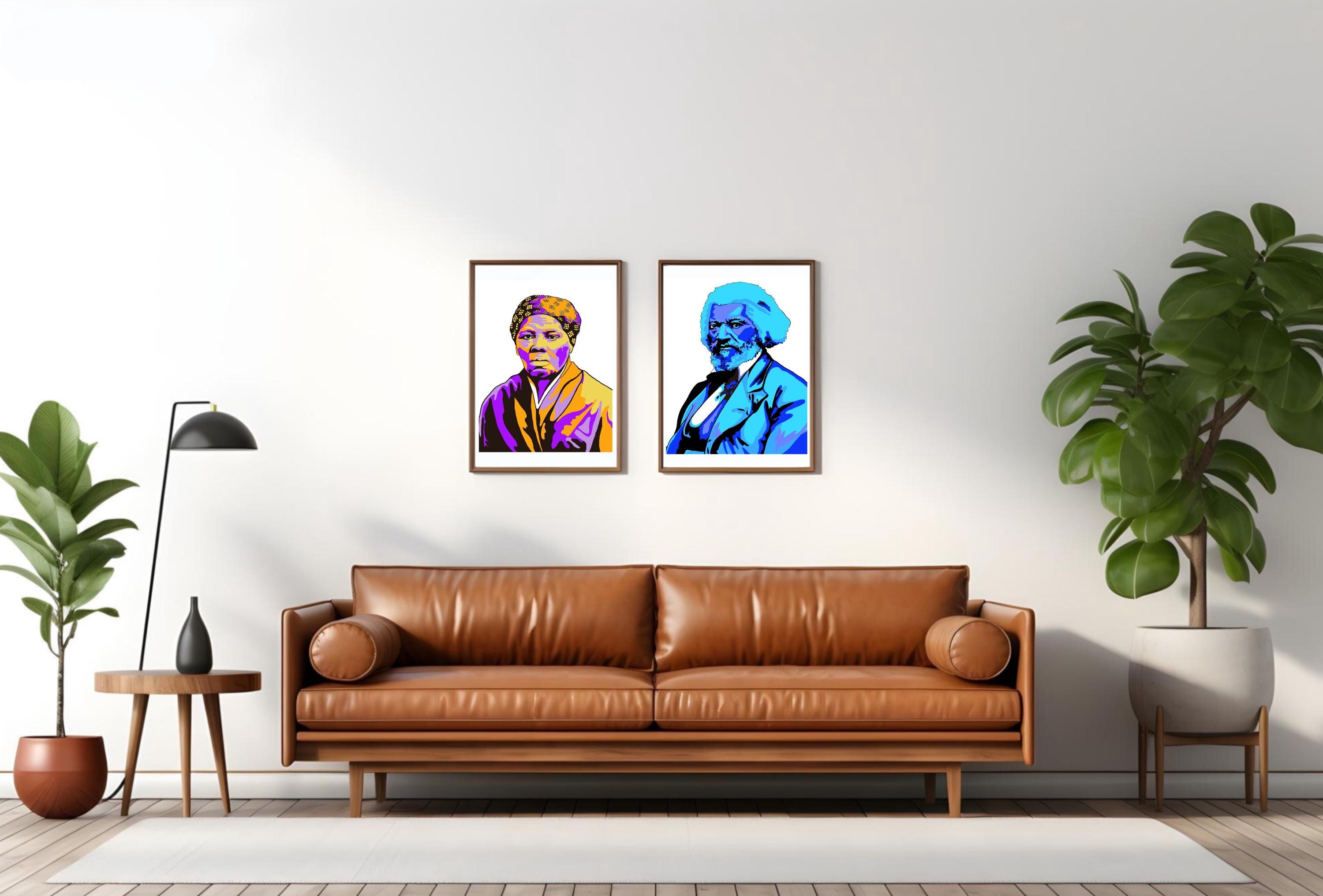 Frederick Douglass Pop Art Portrait Print: Abolitionist History - Etsy