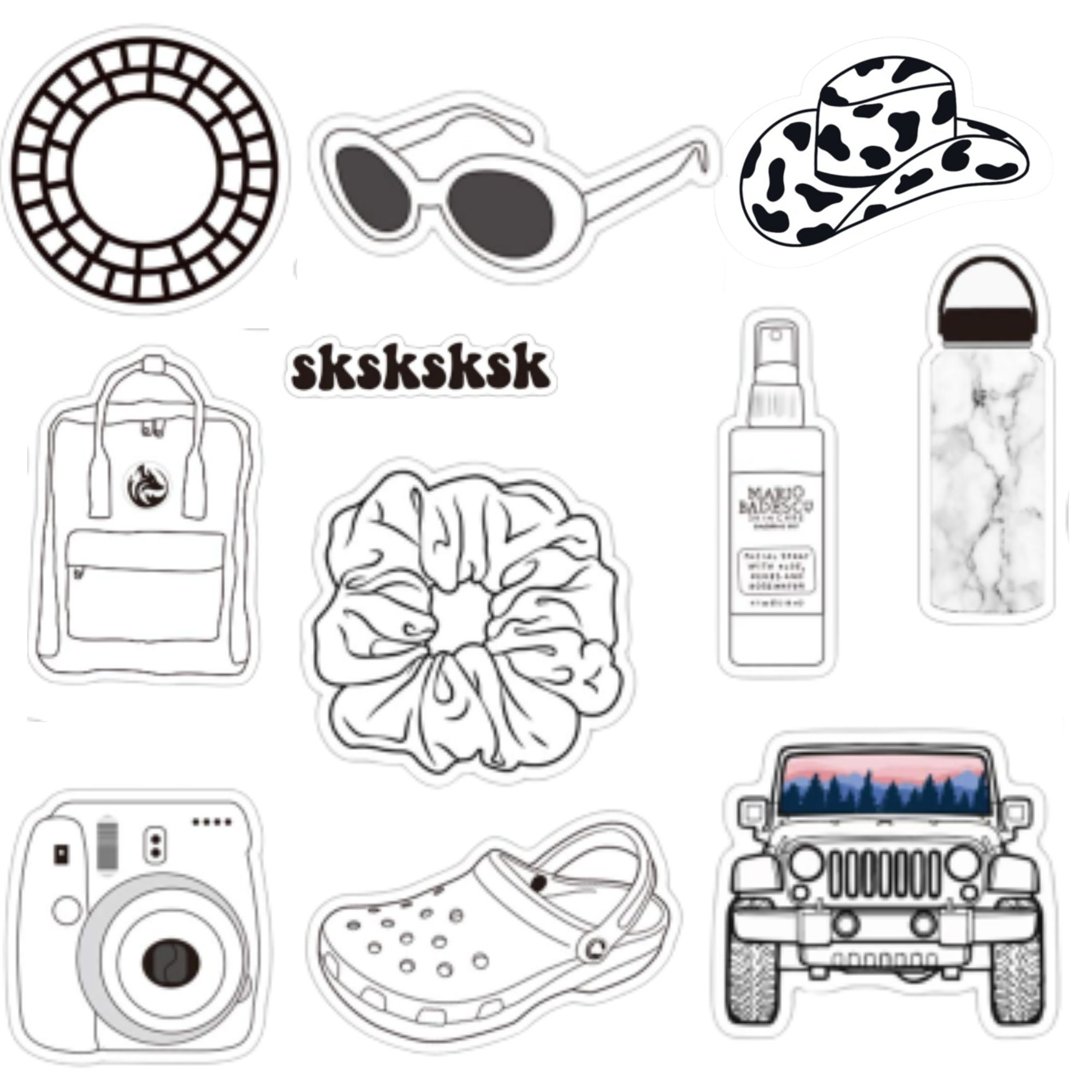 5-40 Pack Stickers Vsco Stickers for Teens and Kids Cute Stickers ...