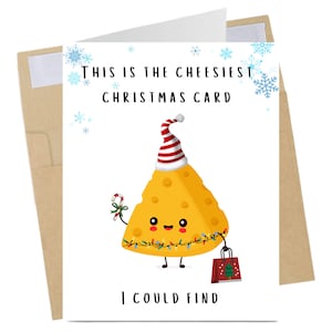 Cheesiest Christmas Card I Could Find - Funny Christmas Card - Cute Christmas Greeting Card