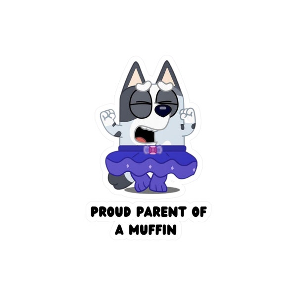 Muffin Bluey Car Decal Etsy Denmark