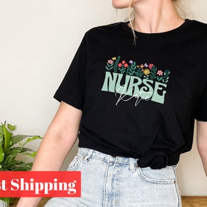 Custom Nurse Shirt, Personalized Name Shirt, Nurse Appreciation Shirt, Gifts For Nurses, Customizable Shirt
