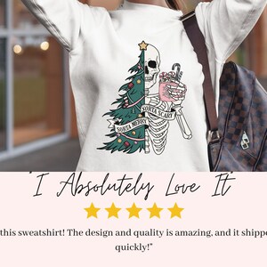 thumbnail image 2 of Sorta Merry Sorta Feral Christmas Sweatshirt Funny Christmas Shirt 2 of 11