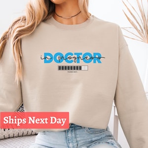 Future Doctor Sweatshirt | Med Student in Progress Crewneck | Medical School Gift | Doctor Please Wait Sweater | Future MD Grad Shirt