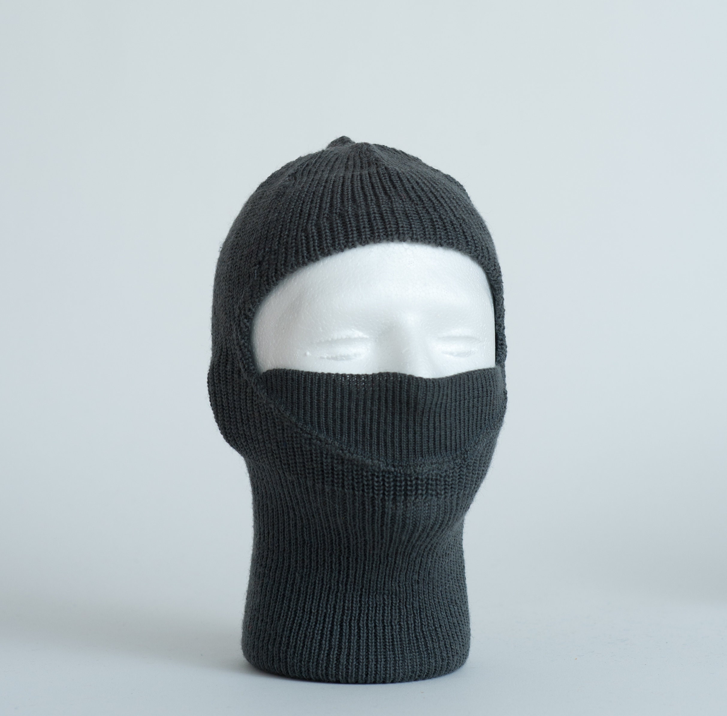 Mens Balaclava SAS Army Hat 3 Hole or Open Face Knitted Winter Hat thermal  Lined