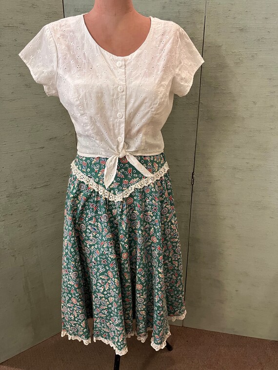 1950 skirt and blouse, summer time fun