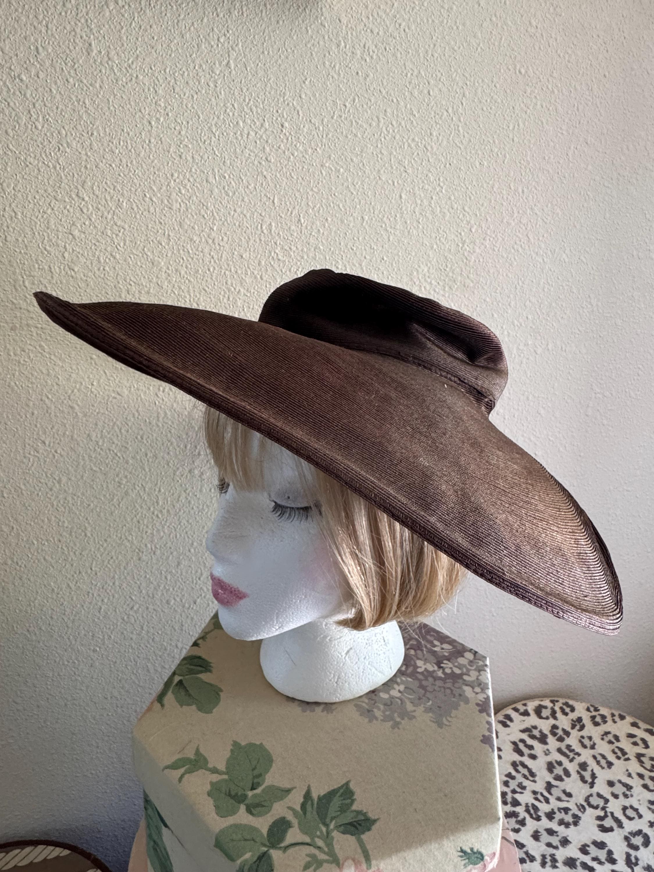 1910 Straw Hat - Etsy