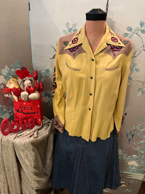 Vintage cowgirl shirt clearance