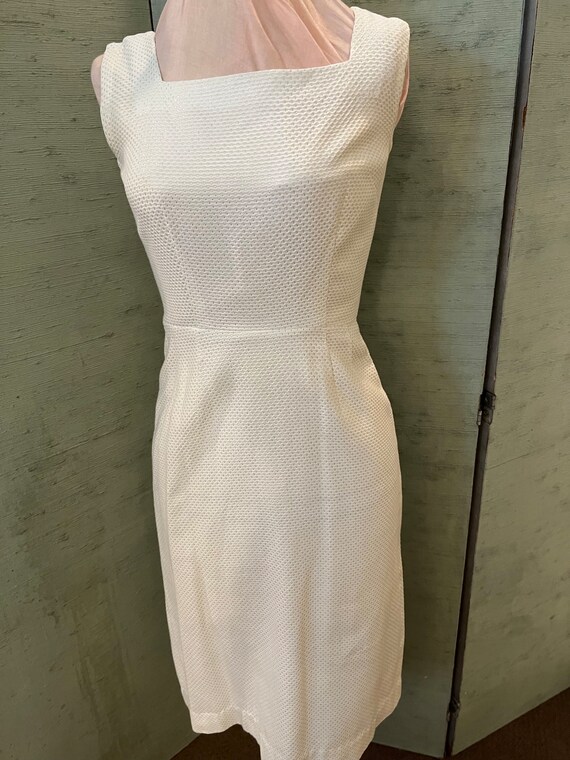 Ensemble 1950, Veste et robe en coton à pois argentés France