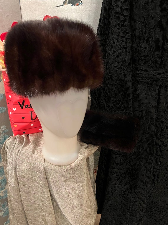 Persian lamb coat with blackglama mink collar, cu… - image 6