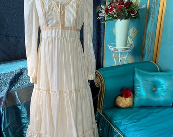 Gunne Sax, abito vintage da festa/matrimonio del 1970