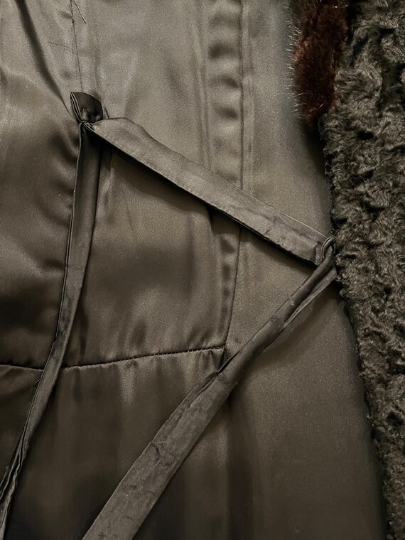 Persian lamb coat with blackglama mink collar, cu… - image 10