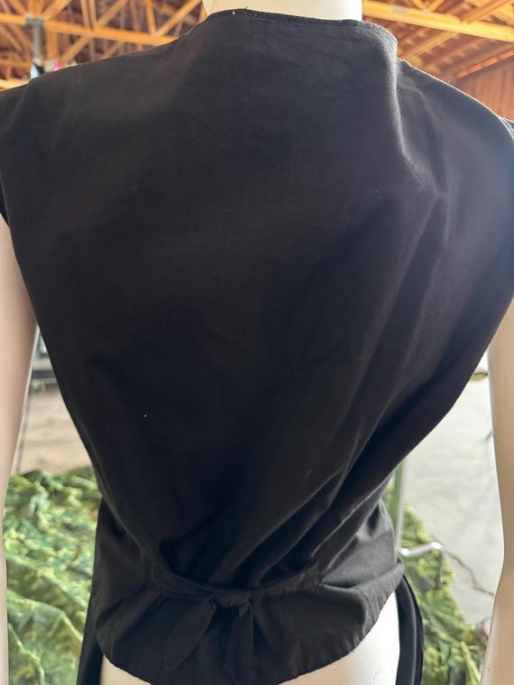 Tux Lady, black tux with crop Jacket and sequined… - image 5