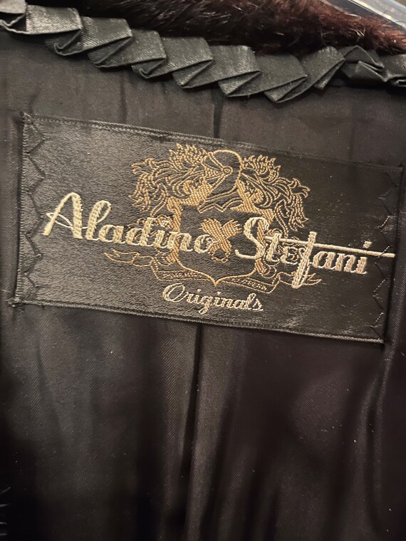 Persian lamb coat with blackglama mink collar, cu… - image 3