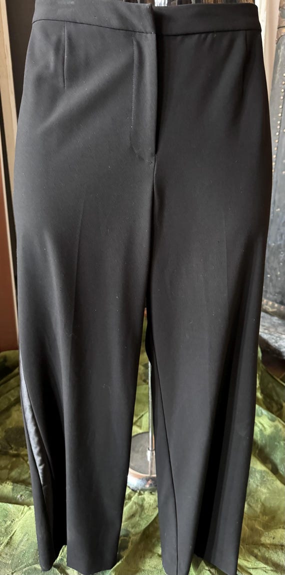 Tux Lady, black tux with crop Jacket and sequined… - image 7